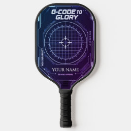 Op maat gemaakte geborstelde stalen precisie-tech pickleball paddle