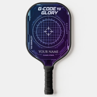 Op maat gemaakte geborstelde stalen precisie-tech pickleball paddle