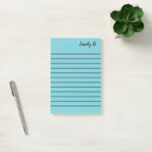 Op maat gemaakte gekleurde gelinieerde plakbriefje post-it® notes (Kantoor)