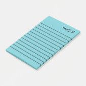 Op maat gemaakte gekleurde gelinieerde plakbriefje post-it® notes (Schuin)