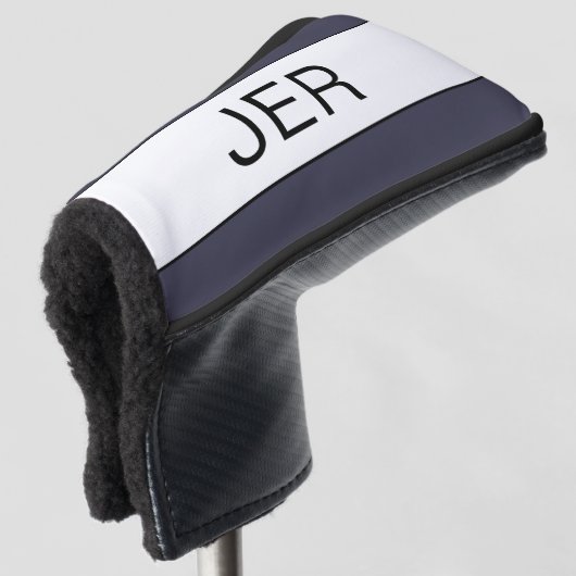 Op maat gemaakte gemonoogrammeerde initialen moder golfheadcover (3/4 voorkant)