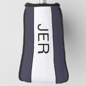Op maat gemaakte gemonoogrammeerde initialen moder golfheadcover (Draai 90)