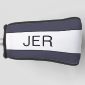 Op maat gemaakte gemonoogrammeerde initialen moder golfheadcover (Voorkant)