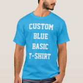Op maat gemaakte, gepersonaliseerde heren BASIC TE T-shirt (Voorkant)