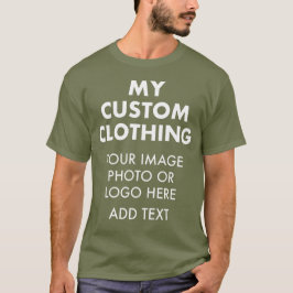 Op maat gemaakte gepersonaliseerde HEREN LEGER GRO T-shirt