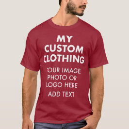 Op maat gemaakte gepersonaliseerde HEREN MAROEN RO T-shirt