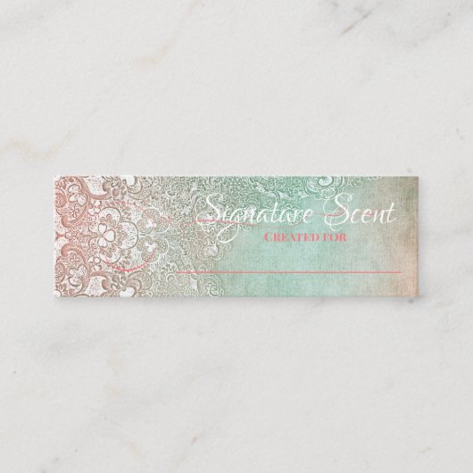 Op maat gemaakte geur persoonlijke geur snuif noti mini visitekaartje (Voorkant)