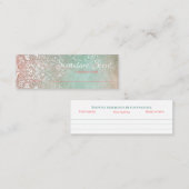 Op maat gemaakte geur persoonlijke geur snuif noti mini visitekaartje (Voorkant / Achterkant)