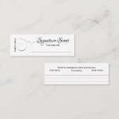 Op maat gemaakte geur persoonlijke geur snuif noti mini visitekaartje (Voorkant / Achterkant)