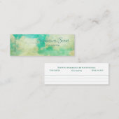 Op maat gemaakte geur persoonlijke geur snuif noti mini visitekaartje (Voorkant / Achterkant)