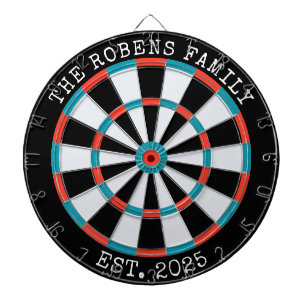Op maat gemaakte gezagsnaam Rustieke Dartbord