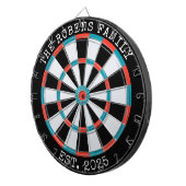Op maat gemaakte gezagsnaam Rustieke Dartbord (Voorkant Rechts)
