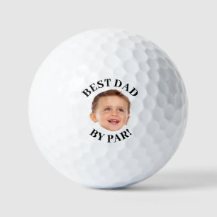 Op maat gemaakte gezicht beste papa door Par Nieuw Golfballen