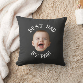 Op maat gemaakte gezicht beste papa door Par Nieuw Kussen