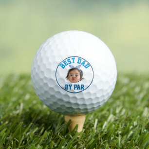Op maat gemaakte gezicht Beste papa van Par Nieuwe Golfballen