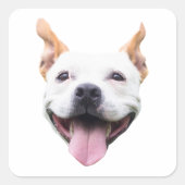 Op maat gemaakte gezicht sticker, gepersonaliseerd vierkante sticker (Voorkant)