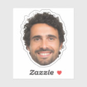 Op maat gemaakte gezicht sticker, Stickers van jou (Vel)