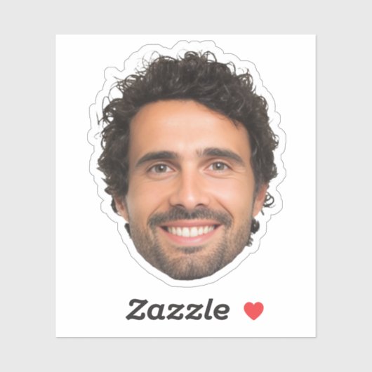 Op maat gemaakte gezicht sticker, Stickers van jou (Vel)