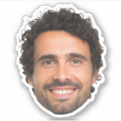 Op maat gemaakte gezicht sticker, Stickers van jou (Voorkant)