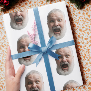 Op maat gemaakte gezichts-cadeauverpakking cadeaupapier