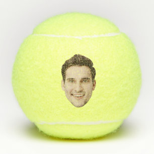 Op maat gemaakte gezichts foto gepersonaliseerde f tennisballen