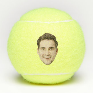 Op maat gemaakte gezichts foto gepersonaliseerde f tennisballen