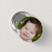 Op maat gemaakte gezichts foto ronde button 3,2 cm (Voorkant /achterkant)
