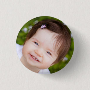 Op maat gemaakte gezichts foto ronde button 3,2 cm