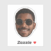 Op maat gemaakte gezichts- verjaardagsfeestjes ges sticker (Vel)