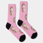 Op maat gemaakte gezichtssokken cadeau gepersonali sokken (Rechts)