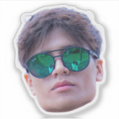 Op maat gemaakte gezichtsstickers, gepersonaliseer sticker (Voorkant)