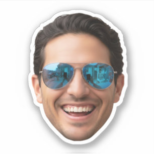 Op maat gemaakte gezichtstickers, gepersonaliseerd sticker