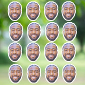 Op maat gemaakte gezichtstickers Gepersonaliseerde Sticker