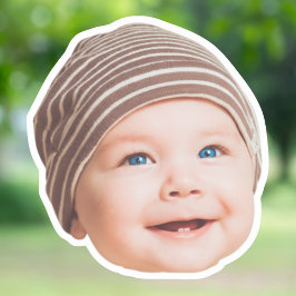Op maat gemaakte gezichtstickers Gepersonaliseerde Sticker