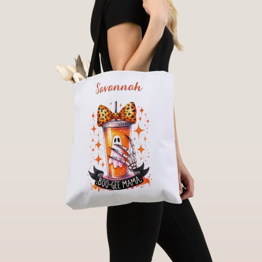 Op maat gemaakte Ghost Drink & Oranje Boog, Cadeau Tote Bag (Dichtbij)