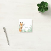 Op maat gemaakte giraffe memoblaadjes, gepersonali post-it® notes (Kantoor)