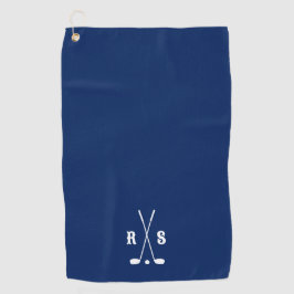 Op maat gemaakte golf cadeau voor vader met beginl golfhanddoek