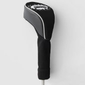 Op maat gemaakte golf headcover met grappig gesche (Schuin)