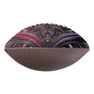 Op maat gemaakte gotische voetbal met uniek ontwer american football