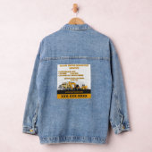Op maat gemaakte graafwerk algemene aannemer Const Denim Jacket (Hangar)