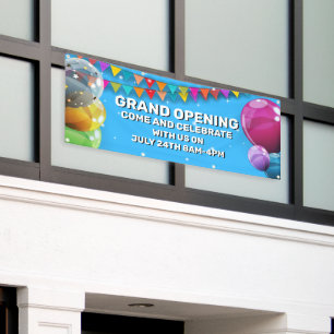 Op maat gemaakte Grand Opening Ballonnen Slingers  Spandoek