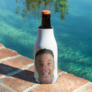 Op maat gemaakte grappige foto bierfleskoeler slee flesjeskoeler