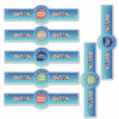 Op maat gemaakte grappige kerststickers sticker (Voorkant)