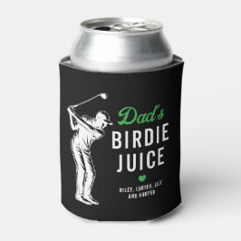 Op maat gemaakte grappige papa's Birdie Juice Golf Blikjeskoeler