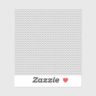 Op maat gemaakte grappige persoonlijke cadeautasje sticker