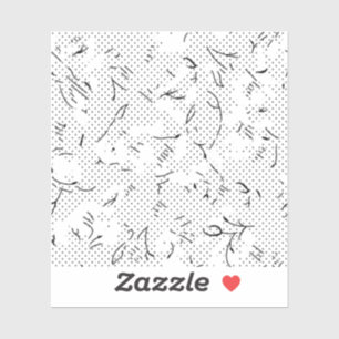Op maat gemaakte grappige persoonlijke cadeautasje sticker