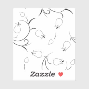 Op maat gemaakte grappige persoonlijke cadeautasje sticker