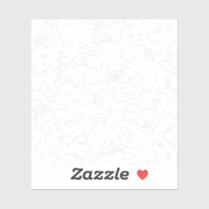 Op maat gemaakte grappige persoonlijke cadeautasje sticker