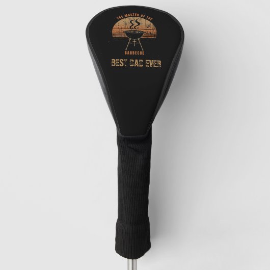 Op maat gemaakte Grill Master Golf Head Cover (Voorkant)
