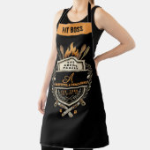 Op maat gemaakte Grill Master Monogram Schort - BB (Insitu)